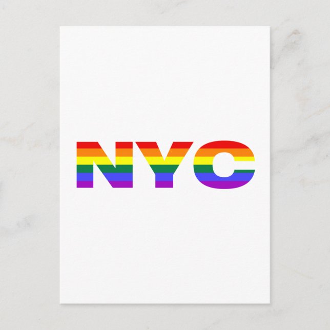 cartão postal gay NYC (Frente)
