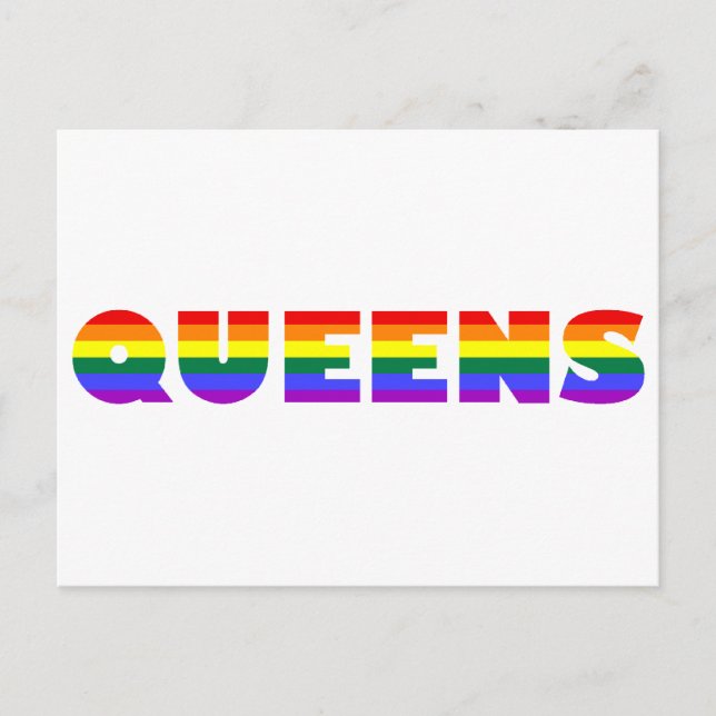 cartão postal gay Queens (Frente)