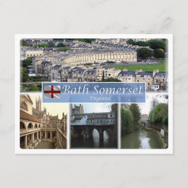 Cartão Postal GB Reino Unido - Inglaterra - Bath Somerset - (Frente)