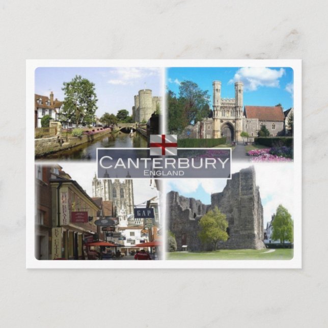 Cartão Postal GB Reino Unido - Inglaterra - Canterbury - (Frente)