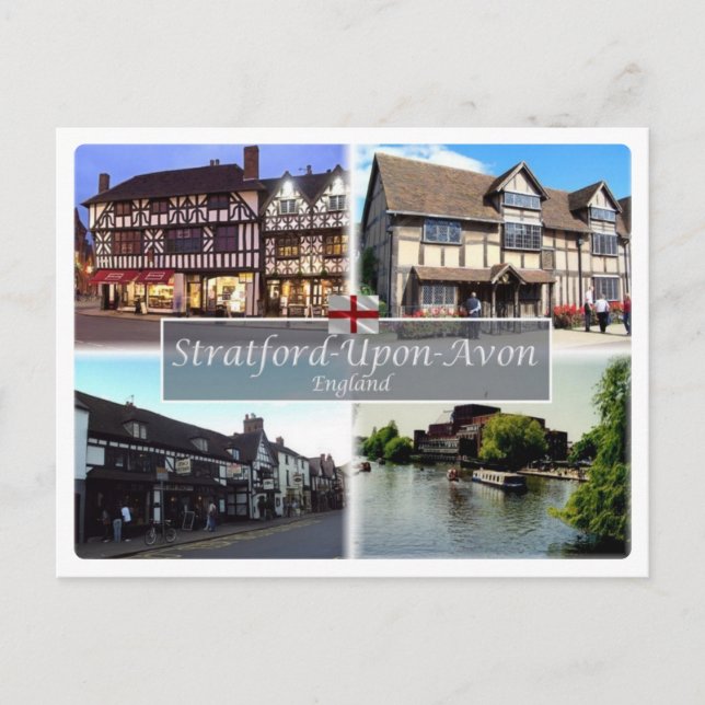 Cartão Postal GB Reino Unido - Inglaterra - Stratford-On-Avon (Frente)