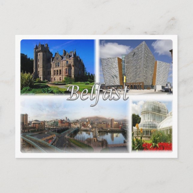 Cartão Postal GB Reino Unido - Irlanda do Norte - Belfast - (Frente)