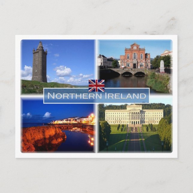 Cartão Postal GB Reino Unido - Irlanda Norte - (Frente)