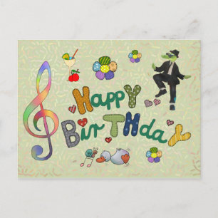 Cartão Postal Geburtstagsparty