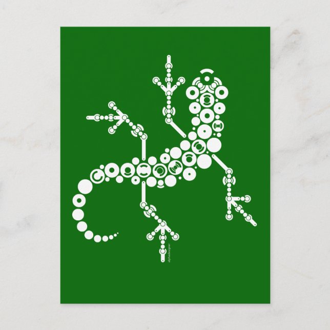 Cartão Postal Geco sem fio (Frente)