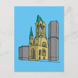 Cartão Postal Gedächtniskirche Berlin
