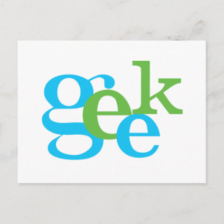 Cartão Postal Geek