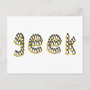 Cartão Postal Geek Linux Tux