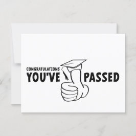 Cartão Postal Gefeliciteerd, je bent geslaagd, diploma