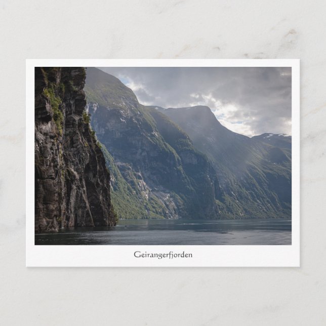Cartão Postal Geirangerfjord (Frente)