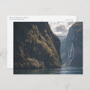 Cartão Postal Geirangerfjord Noruega
