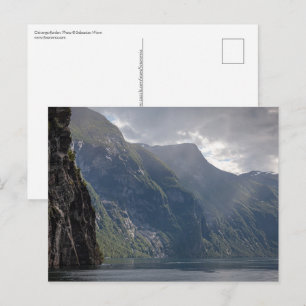 Cartão Postal Geirangerfjorden Noruega