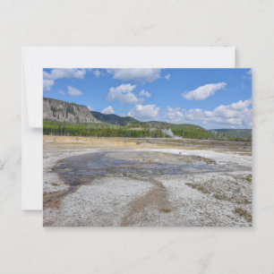 Cartão Postal Géiser Jewel, Parque Nacional de Yellowstone