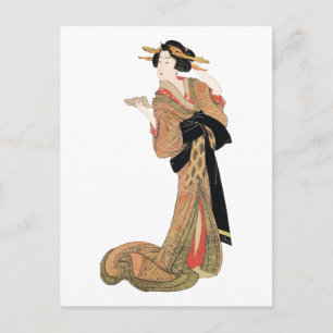 Cartão Postal Geisha