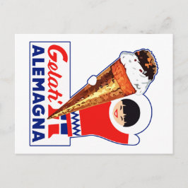 CARTÃO POSTAL GELATI ALEMAGNA