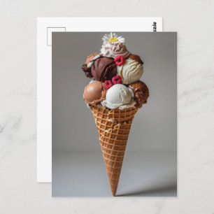 Cartão Postal Gelato italiano, Posto