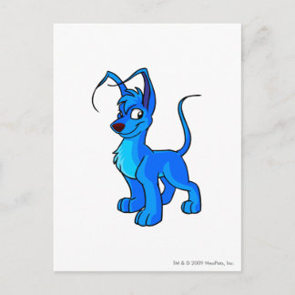 Cartão Postal Gelert Azul