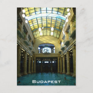 Cartão Postal Gellert Bath