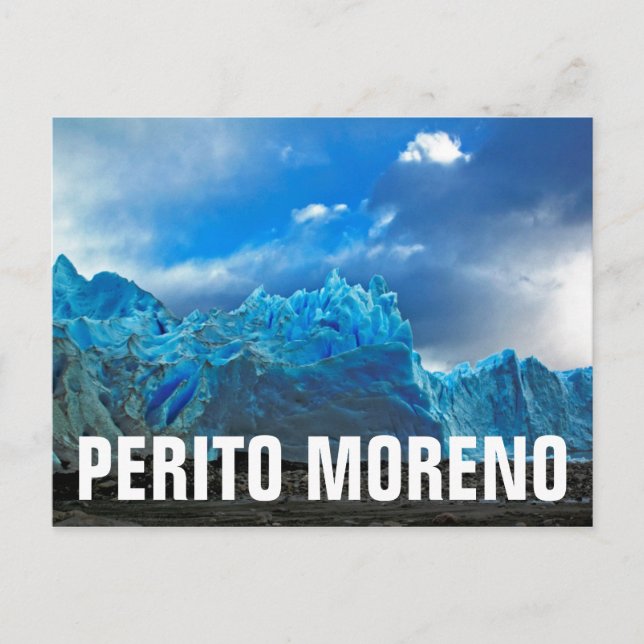 Cartão Postal Gelo Azul - Perito Moreno (Frente)