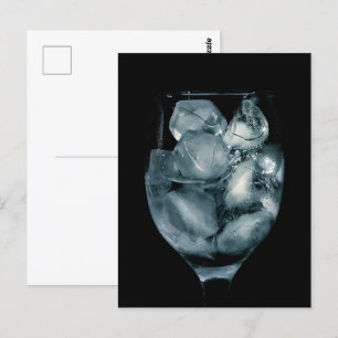 Cartão Postal Gelo no vidro