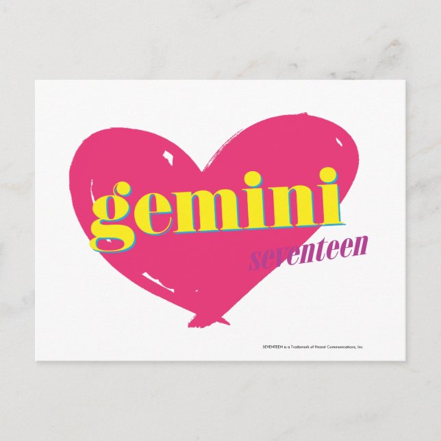Cartão Postal Gemini (Frente)