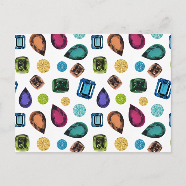 Cartão postal Gemstones (Frente)
