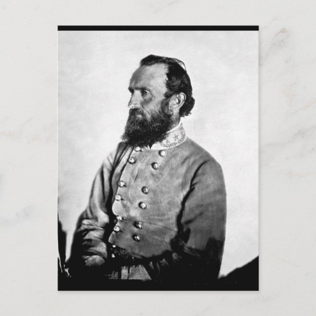 Cartão Postal Gen. Imagem "Stonewall" Jackson,_War (Frente)