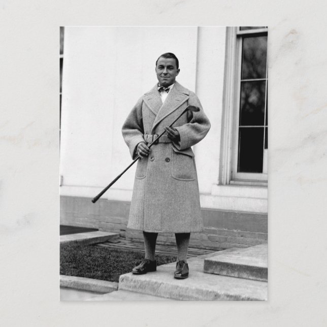 Cartão Postal Gene Sarazen, 1920 (Frente)