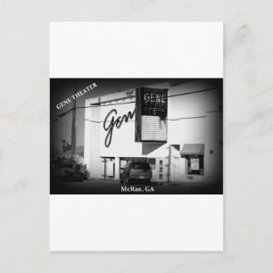 Cartão Postal GENE THEATER - McRae, Geórgia