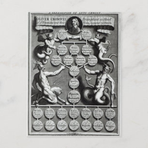Cartão Postal Genealogia do Oliver Anti-Cristo