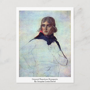 Cartão Postal General Napoleon Bonaparte Por Jacques-Louis David