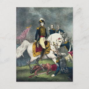 Cartão Postal General William H. Harrison na Batalha