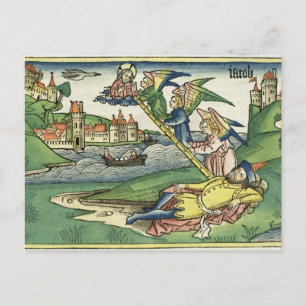 Cartão Postal Gênesis 28 10 Escada de Jacob, de Nuremberg