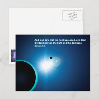 Cartão Postal Gênesis - Luz das Trevas