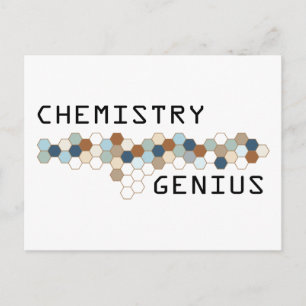 Cartão Postal Genius de Química