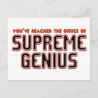 Cartão Postal Genius Supremo