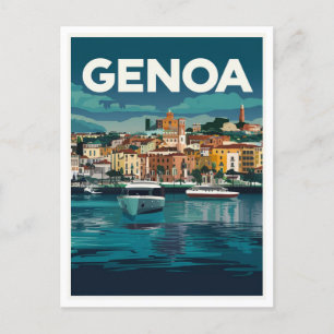 Cartão Postal Génova Itália