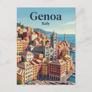 Cartão Postal Gênova, Itália