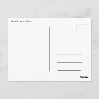 Cartão Postal Genova - Piazza de Ferrari