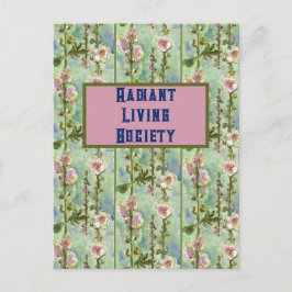 Cartão Postal Gentil Mallow Radiant Living