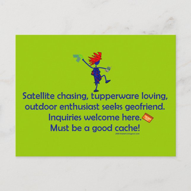 Cartão Postal GeoFriend Procurado (Frente)