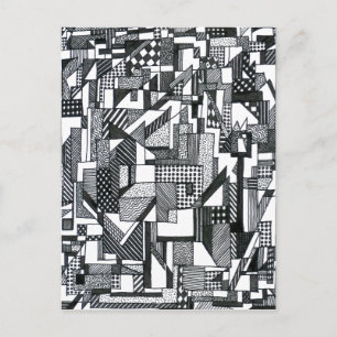 Cartão Postal Geometria Emergente