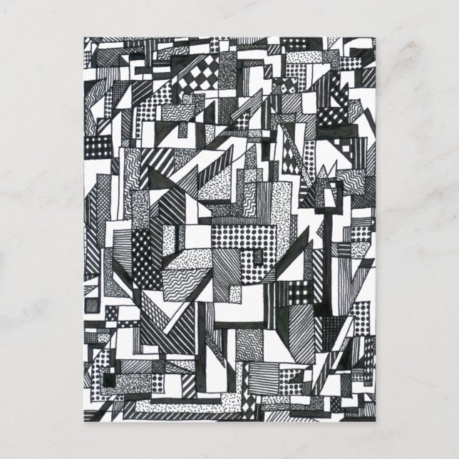 Cartão Postal Geometria Emergente (Frente)