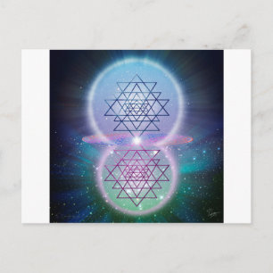 Cartão Postal Geometria Sagrada 7