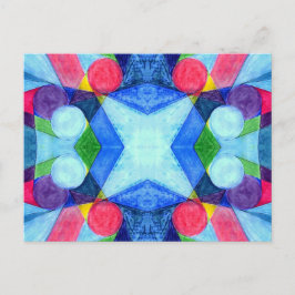 Cartão postal Geométrico Skittles