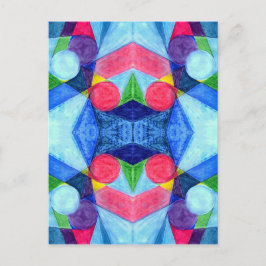 Cartão postal Geométrico Skittles