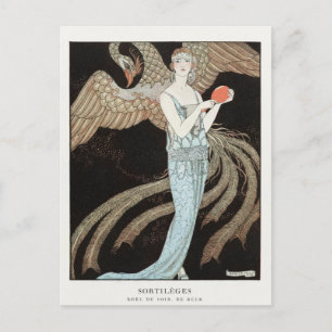 Cartão Postal George Barbier, Cartão-postal Art Deco