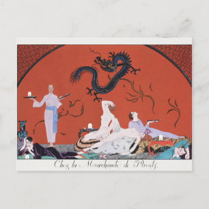 Cartão Postal George Barbier, Cartão-postal Art Deco