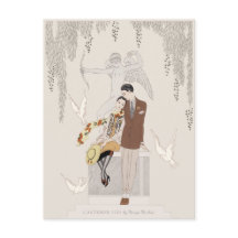 George Barbier L'Automne Autumn 1925 Amantes CC122