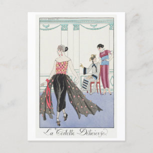 Cartão Postal George Barbier Postcard